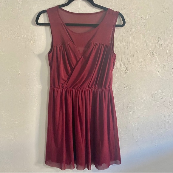 Modcloth Dresses & Skirts - ModCloth wine colored cocktail dress